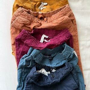 Children's Corduroy Pull-On Pants - Multi Color Pack bundle lot 4t clothes